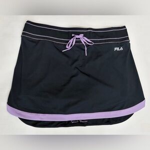 Fila Lavender Purple and Grey Skort - S